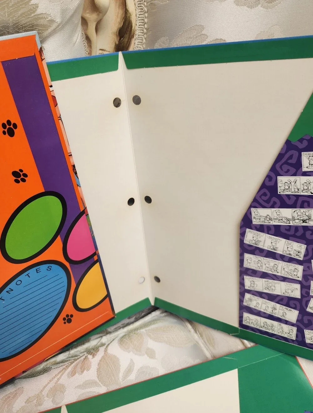 Lot 6 Vintage Garfield the Cat Portfolio Folders